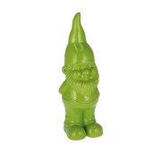 Figurina Gnom polirasina verde 8,5 x 9,5 x 28 cm