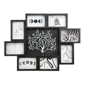 Set 2 rame foto perete plastic alb negru 10 x 15 cm, 61 x 46 cm