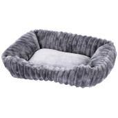 Culcus animale flanel gri 56 x 43 x 18 cm