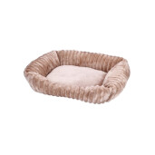 Culcus, perna animale flanel maro 66 x 56 x 20 cm