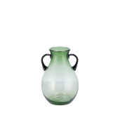 Vaza flori sticla verde 21 x 31 cm