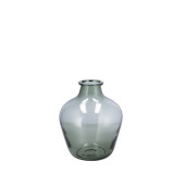 Vaza flori sticla gri 24 x 27 cm