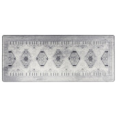 Covoras antiderapant textil gri alb 50 x 120 cm