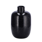 Vaza flori sticla neagra 12 x 19 cm