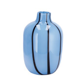 Vaza flori sticla albastra 16,5 x 26 cm