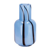 Vaza flori sticla albastra 13 x 24 cm