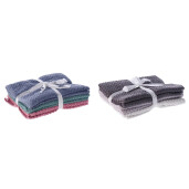 Set 12 prosoape baie bumbac multicolor  6 x 36 x 56 cm / viso: 6 x 53 x 96 cm