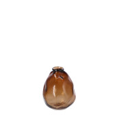 Vaza flori sticla ambra 16 x 20 cm