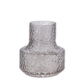 Set 2 vaze sticla ambra gri 16 x 18 cm
