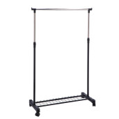 Suport extensibil haine si incaltaminte, plastic fier  82,5 x 43 x 94,5/155 cm