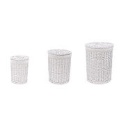 Set 3 cosuri rufe albe 29,5 x 40, 36 x 48, 43 x 56 cm