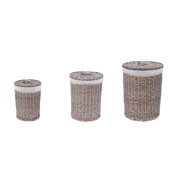 Set 3 cosuri rufe gri 29,5 x 40, 36 x 48, 43 x 56 cm