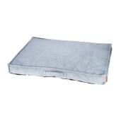 Culcus, perna animale textil albastru 88 x 68 x 10 cm