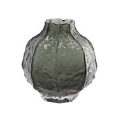 Vaza flori sticla gri petrol 16,5 x 18 cm