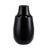 Vaza flori sticla neagra 14,5 x 27 cm