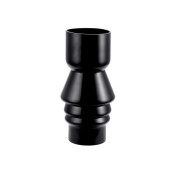 Vaza flori sticla neagra 15 x 30 cm