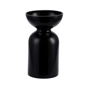 Vaza flori sticla neagra 15 x 24,5 cm