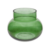 Vaza flori sticla verde 21 x 20 cm
