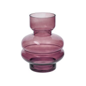 Vaza flori sticla violet 16 x 19 cm