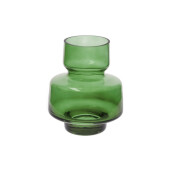 Vaze flori sticla verde 14 x 15 cm