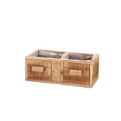 Ghiveci flori lemn maro 40 x 20 x 15 cm