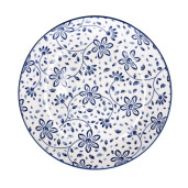 Set 4 farfurii portelan multicolor 19 cm