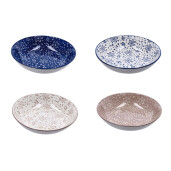 Set 4 boluri portelan multicolor 20.5 cm