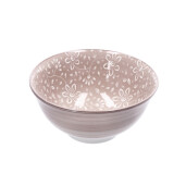 Set 4 boluri portelan multicolor 15 x 7 cm
