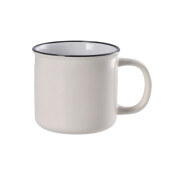 Set 4 cani ceramica multicolora 9,5 x 8,5 cm, 350 ml