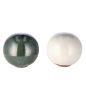 Set 2 sfere decorative ceramica 30,5 cm