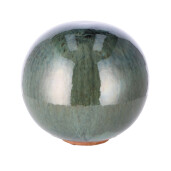 Sfera decorativa ceramica verde 30,5 cm