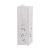 Suport umbrele metal alb Home 15,5 x 15,5 x 49 cm