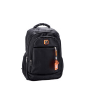 Rucsac laptop textil portocaliu negru 31 x 20 x 50 cm