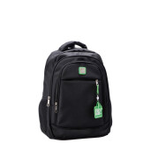 Rucsac laptop textil verde negru 31 x 20 x 50 cm
