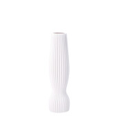 Vaza flori ceramica alba 16 x 56 cm