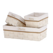 Set 6 cosuri depozitare  20 x 20 x12,5 cm, 44 x 25,5 x 14 cm