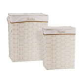 Set 2 cosuri rufe crem  38 x 28 x 50, 45 x 33 x 56 cm