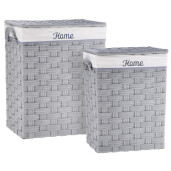 Set 2 cosuri rufe gri crem  38 x 28 x 50, 45 x 33 x 56 cm