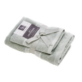 Set 2 prosoape baie bumbac verde 40 x 55 cm, 55 x 100 cm