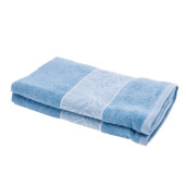 Prosop baie bumbac albastru 90 x 140 cm