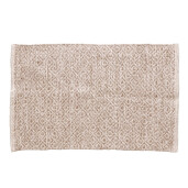 Covoras bumbac maro alb Jordi 60 x 120 cm