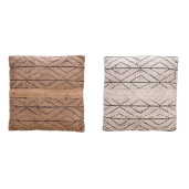 Set 2 perne decorative bumbac multicolor Peres 60 x 60 cm