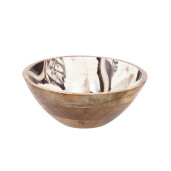 Set 2 boluri lemn multicolor Abel 25 x 10 cm