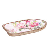 Platou servire lemn multicolor Iole 35 x 20 x 4 cm