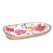 Platou servire lemn multicolor Iole II 35 x 20 x 4 cm