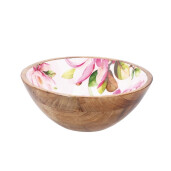 Bol lemn multicolor Iole 25 x 10 cm