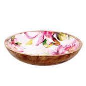 Bol lemn multicolor Iole 30 x 6 cm