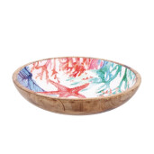Bol lemn multicolor Maela 30 x 6 cm