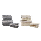 Set 6 cosuri depozitare 26 x 16 x 11, 30 x 20 x 12,5, 34 x 25 x 16,5 cm