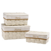 Set 6 cosuri depozitare 26 x 16 x 11, 30 x 20 x 12,5, 34 x 25 x 16,5 cm